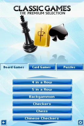 Classic Games - The Premium Selection (Europe) (En,Fr,De,Es,It,Nl) (Rev 1) screen shot game playing